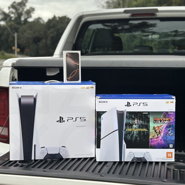IPHONE 16 PRO MAX+2 PLAYSTATION 5 OU 10K NO PIX